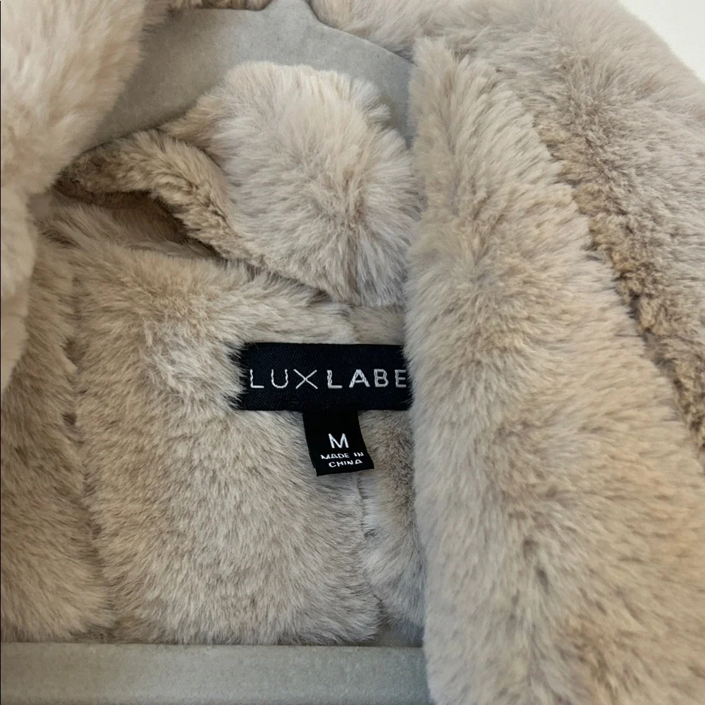 JLux Label Long Faux Fur Coat - Picture 3 of 10